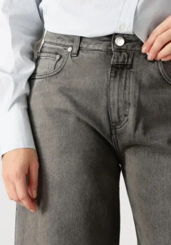 antraciet closed wide jeans jazzie