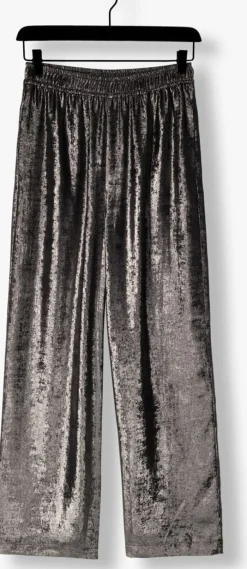 antraciet knit-ted wijde broek metally