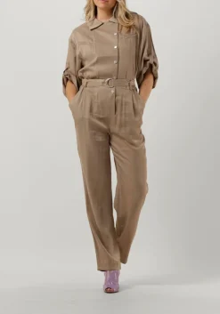 beige aaiko jumpsuit nadina vis 510