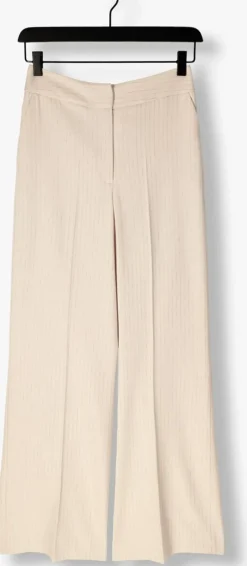 beige aaiko pantalon sonja stripe vis 526