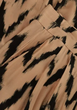 beige aaiko wijde broek frederique ikat vis 528