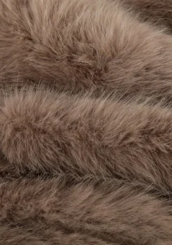beige alter ego faux fur jas novi