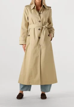 beige alter ego trenchcoats amber