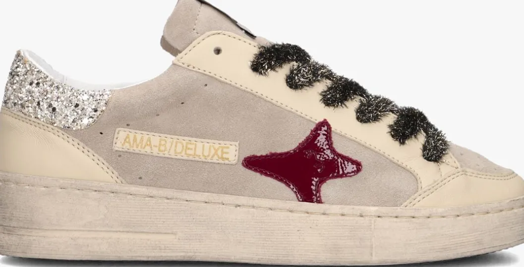 beige ama brand deluxe lage sneakers slam
