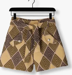 beige amaya amsterdam korte broek edina short