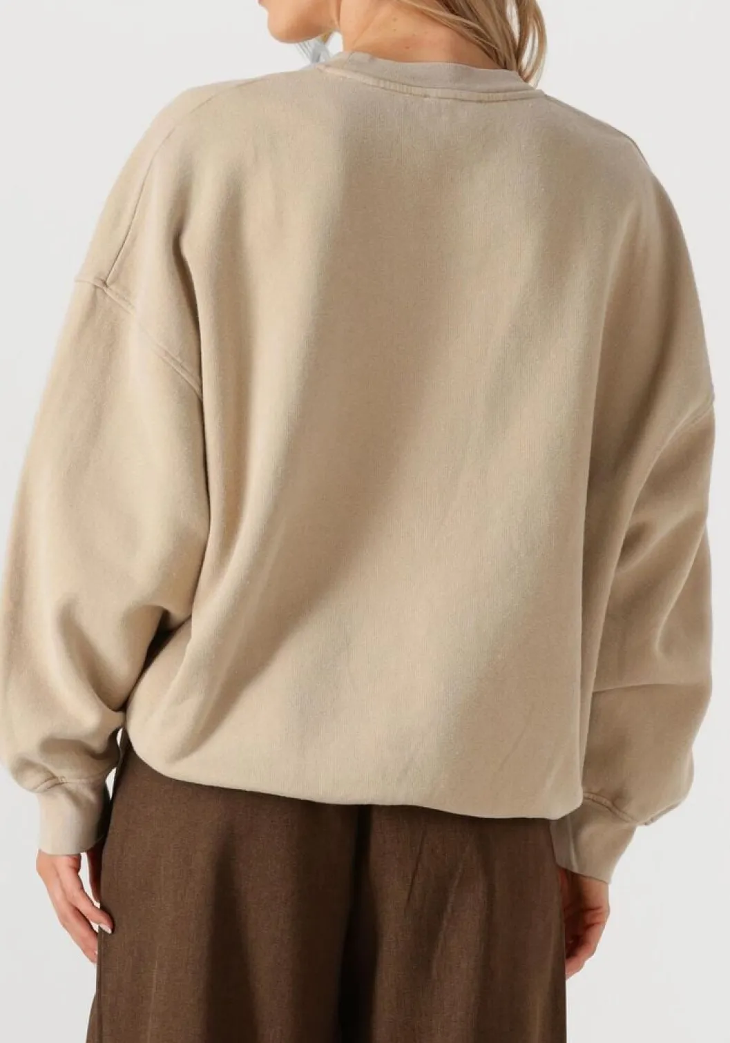 beige american vintage trui plizzy