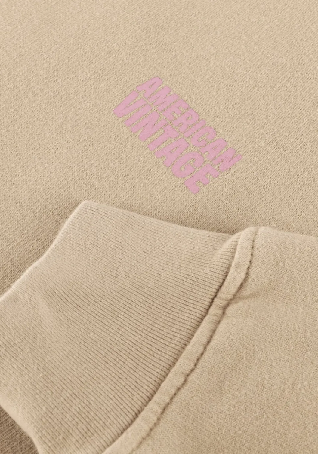 beige american vintage trui plizzy