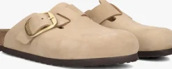 beige birkenstock instappers sue