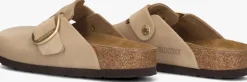 beige birkenstock instappers sue