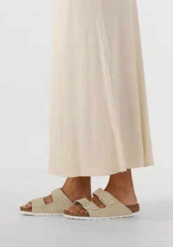 beige birkenstock teenslippers arizona soft