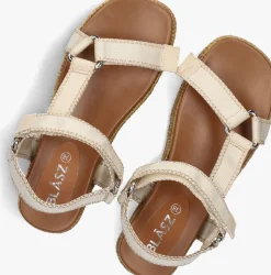 beige blasz platte sandalen cls14351