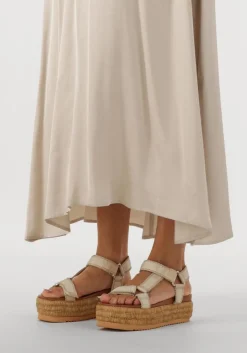 beige blasz platte sandalen cls14351