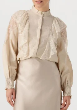 beige bruuns bazaar blouses yona shirt