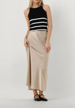 beige bruuns bazaar midirok joanelle skirt