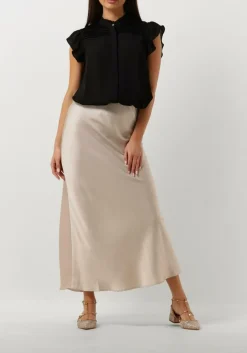 beige bruuns bazaar midirok joanelle skirt