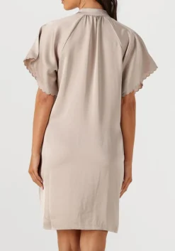 beige bruuns bazaar mini jurk wendis dress