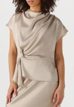 beige bruuns bazaar top tinja blouse