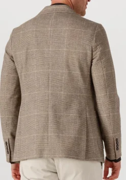 beige circolo colberts fleece blazer