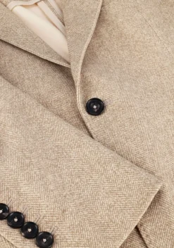beige circolo colberts fleece blazer