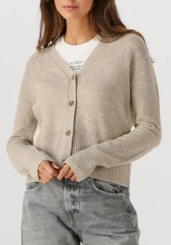 beige closed trui v neck cardigan