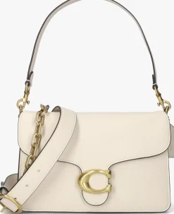 beige coach schoudertas tabby