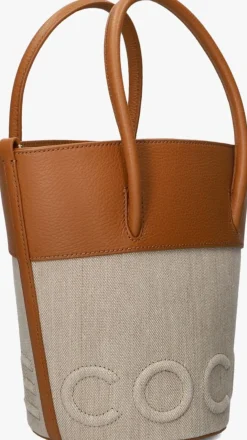 beige coccinelle handtas myrtha