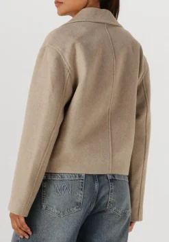 beige co'couture jack merla jacket