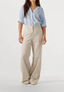 beige co'couture pantalon lisacc linnen ll pant