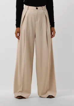 beige co'couture pantalon nancy pleat pants