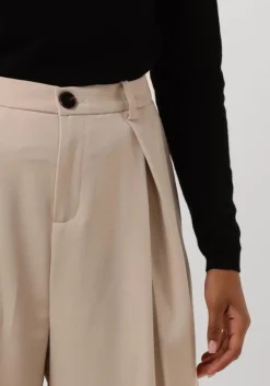 beige co'couture pantalon nancy pleat pants