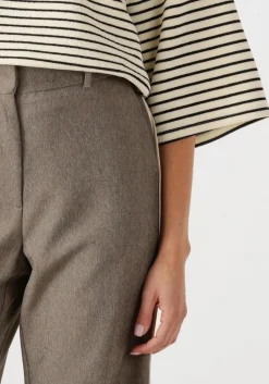 beige co'couture pantalon nanacc piping wide ll pant