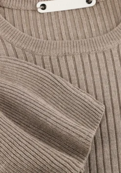 beige co'couture top balin wide cuff knit