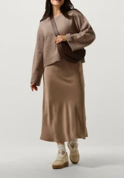 beige co'couture trui maja crop o knit