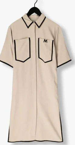 beige copenhagen muse midi jurk si shirt dress