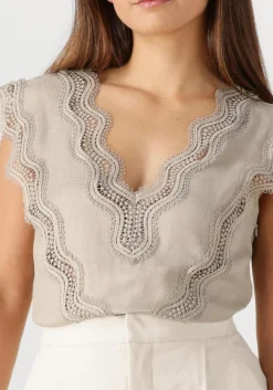 beige copenhagen muse top natuli top