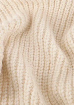 beige dante6 trui rayure oversized sweater