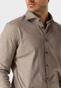 beige desoto luxury klassiek overhemd luxury hai 1/1