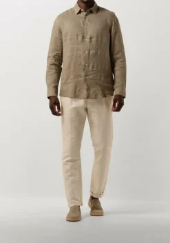 beige drykorn casual overhemd ramis 126106