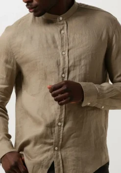 beige drykorn casual overhemd tarok