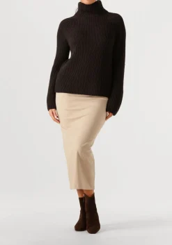 beige drykorn maxirok vonica