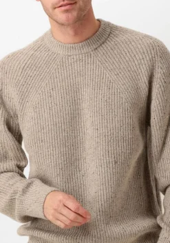 beige drykorn trui rippley