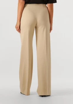 beige drykorn wijde broek before 136223