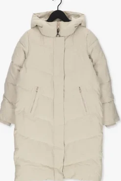 beige elvine gewatteerde jas naemi