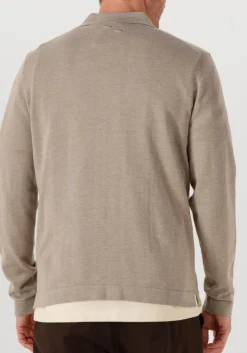 beige filling pieces trui knit dress shirt