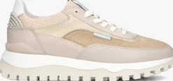 beige floris van bommel lage sneakers sfw-10100 grommi