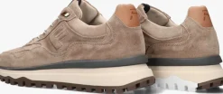 beige floris van bommel lage sneakers sfm-10238 de gripper