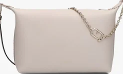 beige furla schoudertas vitello sidney