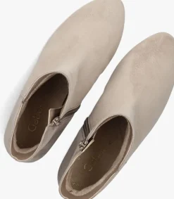 beige gabor enkellaarsjes 680