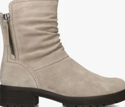 beige gabor enkellaarsjes 092