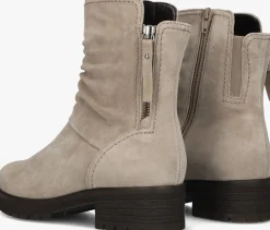 beige gabor enkellaarsjes 092